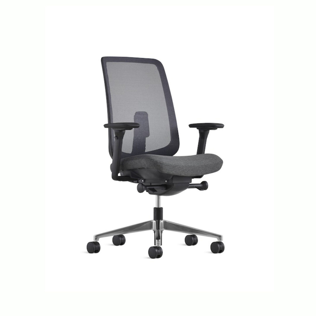 Verus-Task-Chair-with-Arms-Black-with-Polished-Aluminuim-Base
