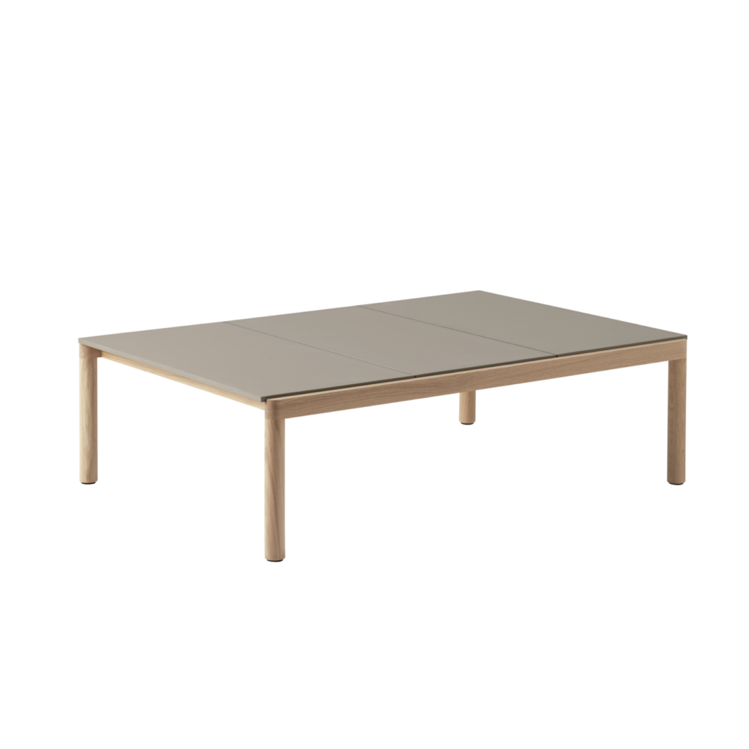 Couple Coffee Table 120x84x35cm 3 Plain