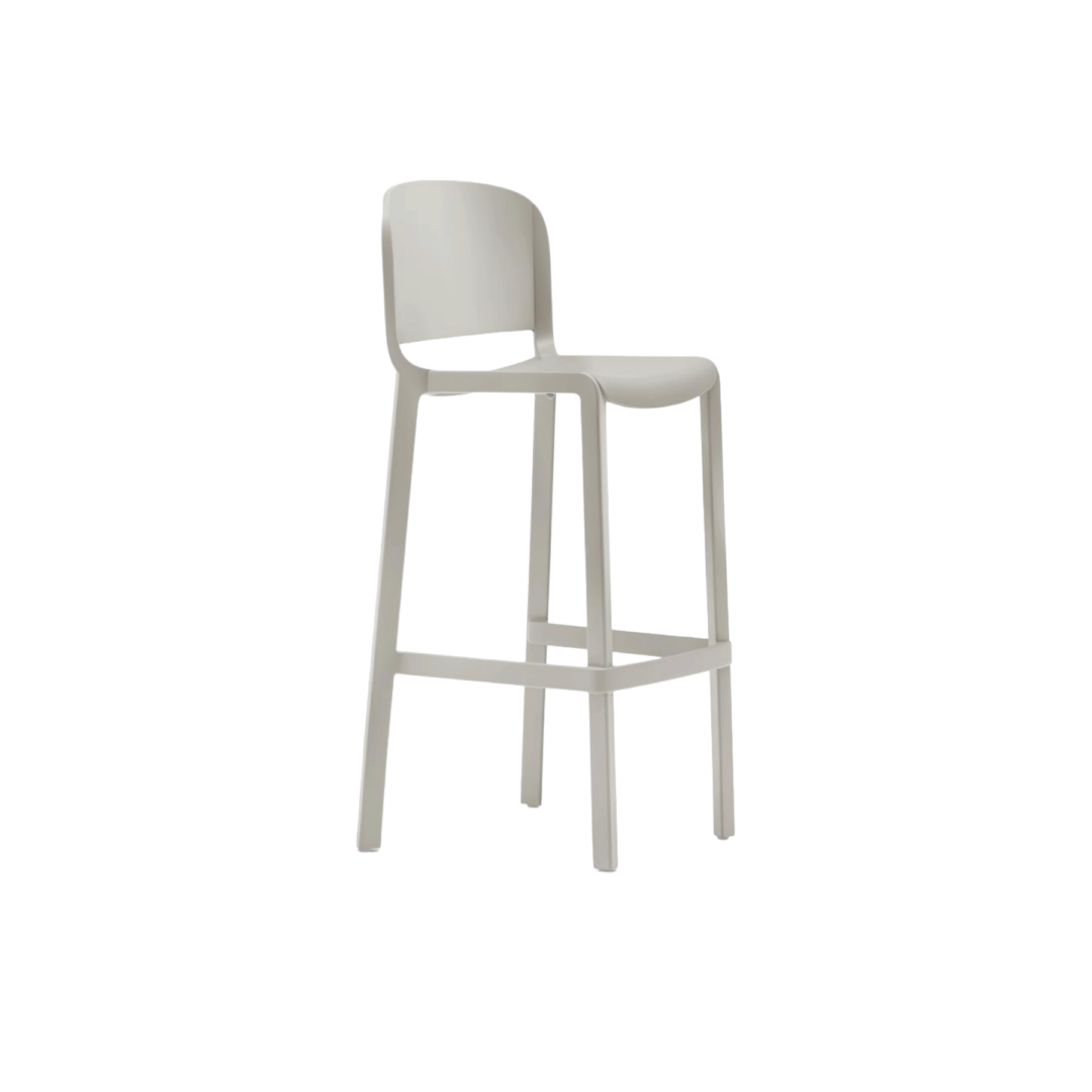 Dome Bar Stool, With Backrest