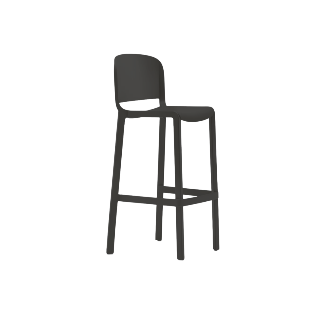 Dome-Bar-Stool-With-Backrest-Black_263NE