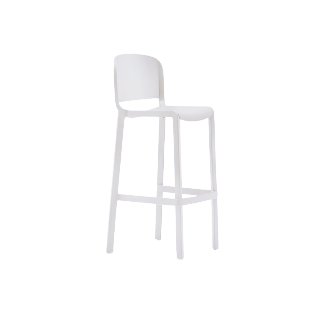 Dome-Bar-Stool-With-Backrest-White_263BI
