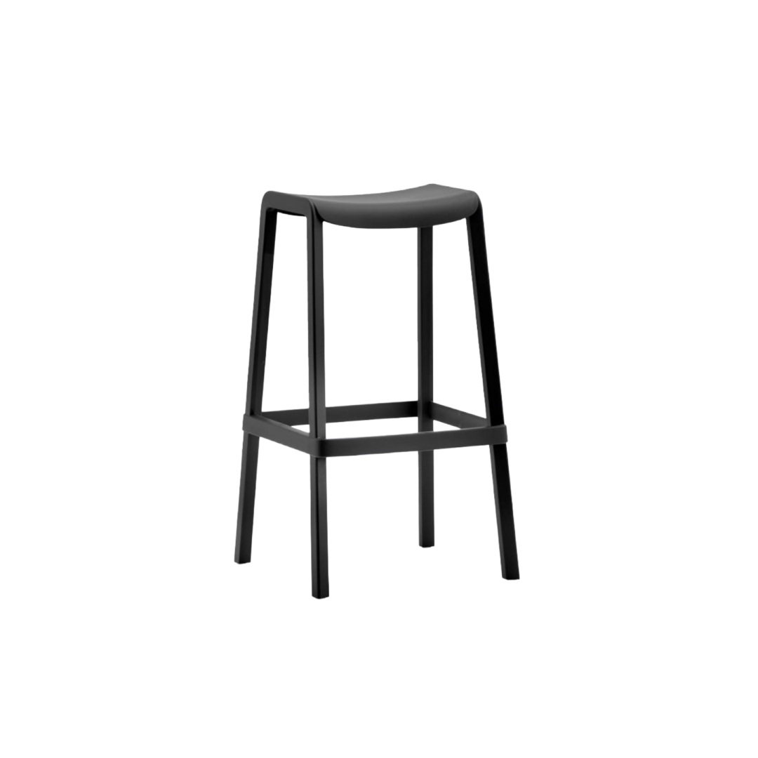 Dome-Bar-Stool-Without-Backrest-Black_268NE