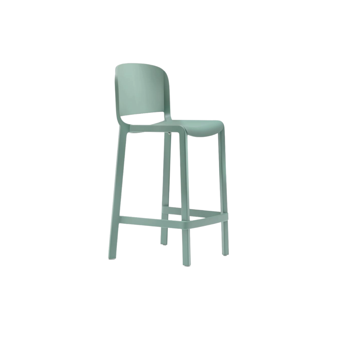 Dome Counter Stool, With Backrest