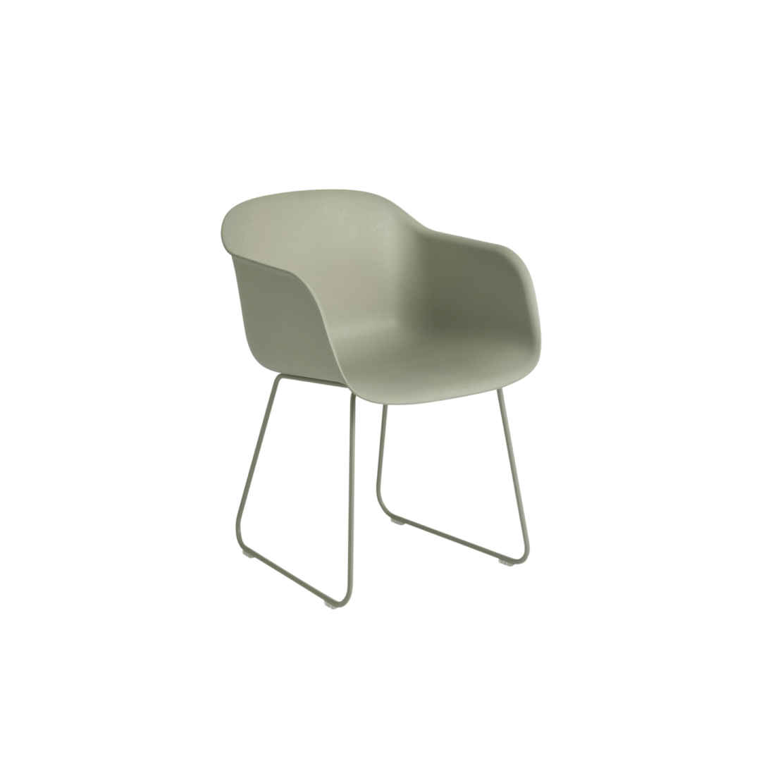 Fiber Armchair - Sled Base