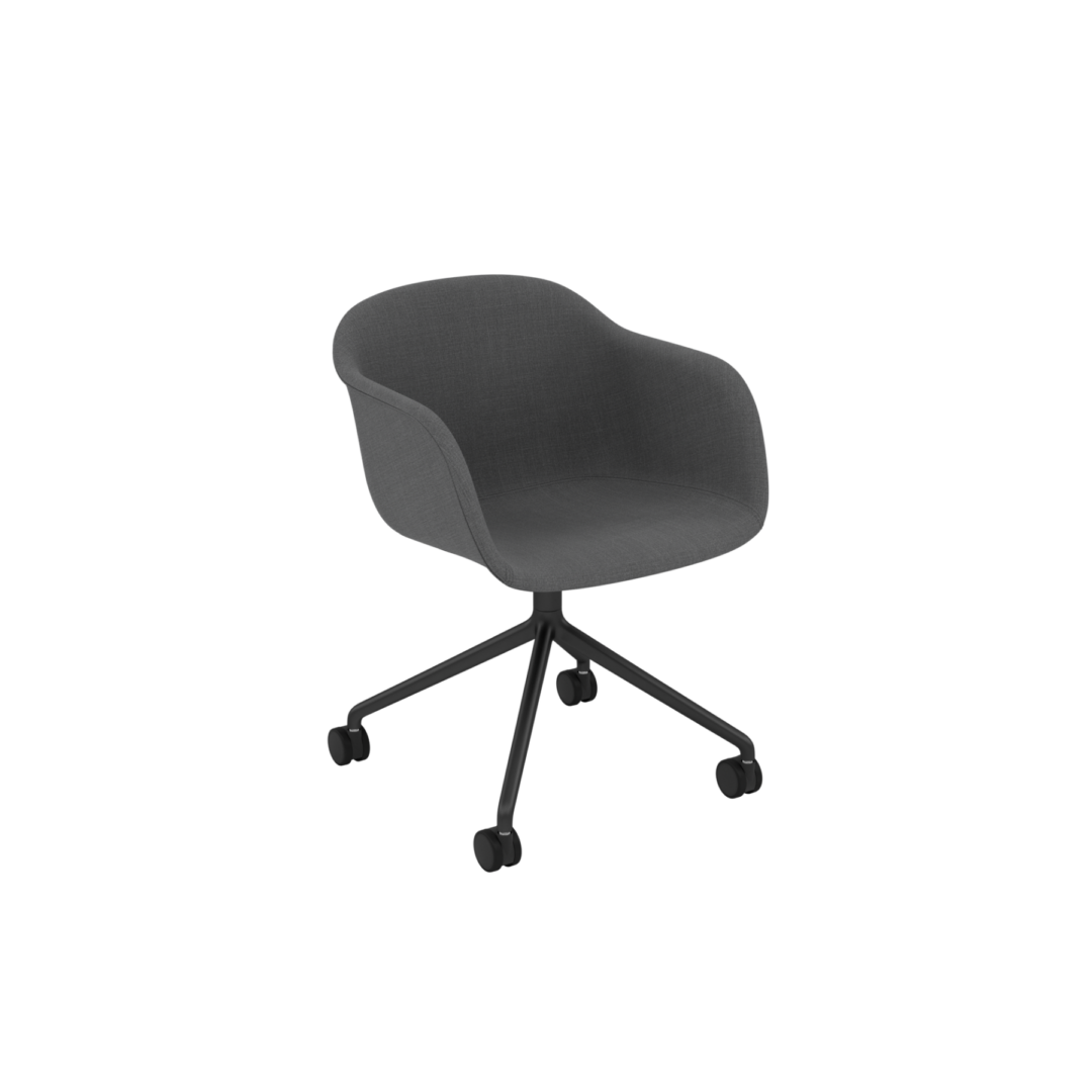 Fiber-Armchair-Swivel-Base-w.-Castors-23090-BLACK_163