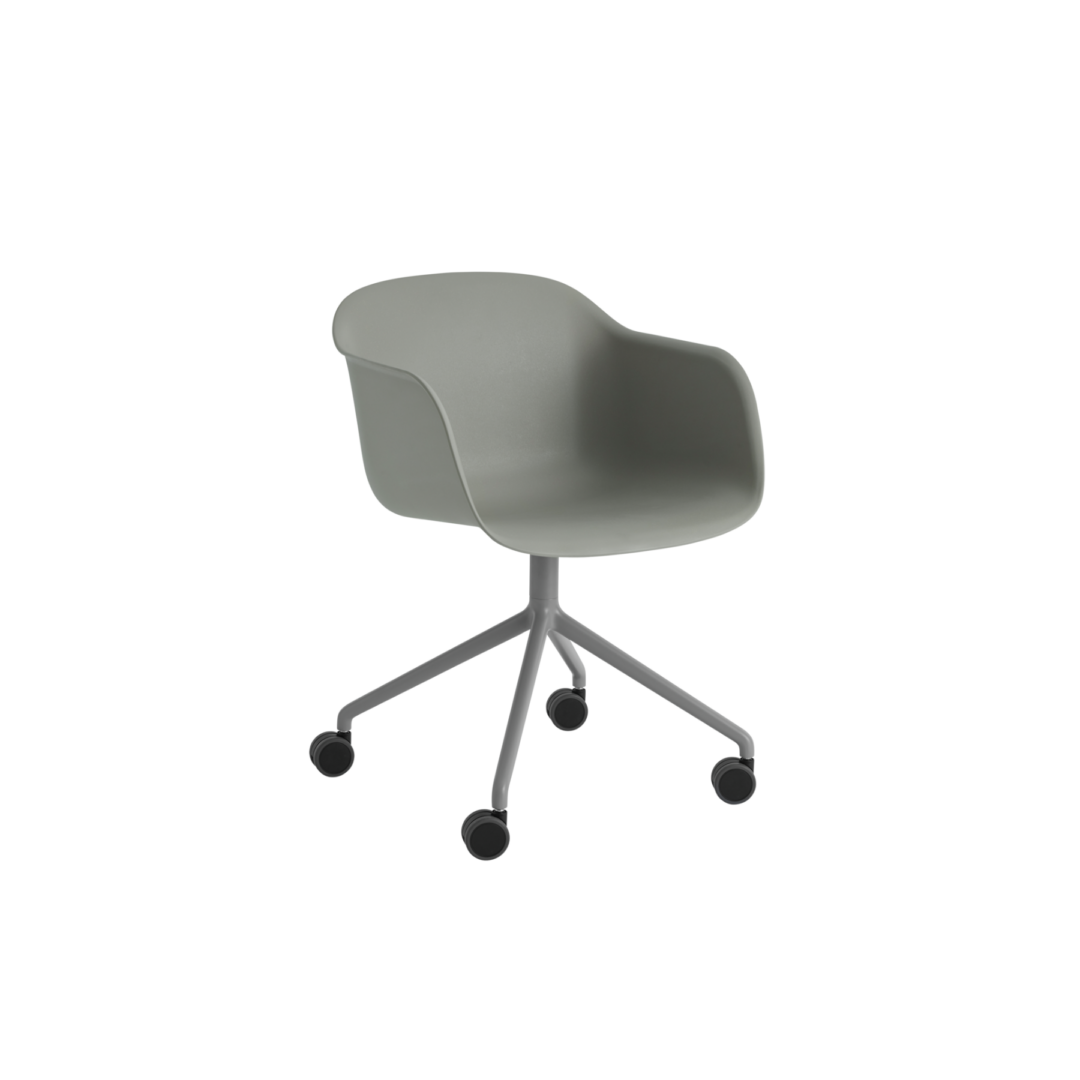 Fiber-Armchair-Swivel-Base-w.-Castors_58987