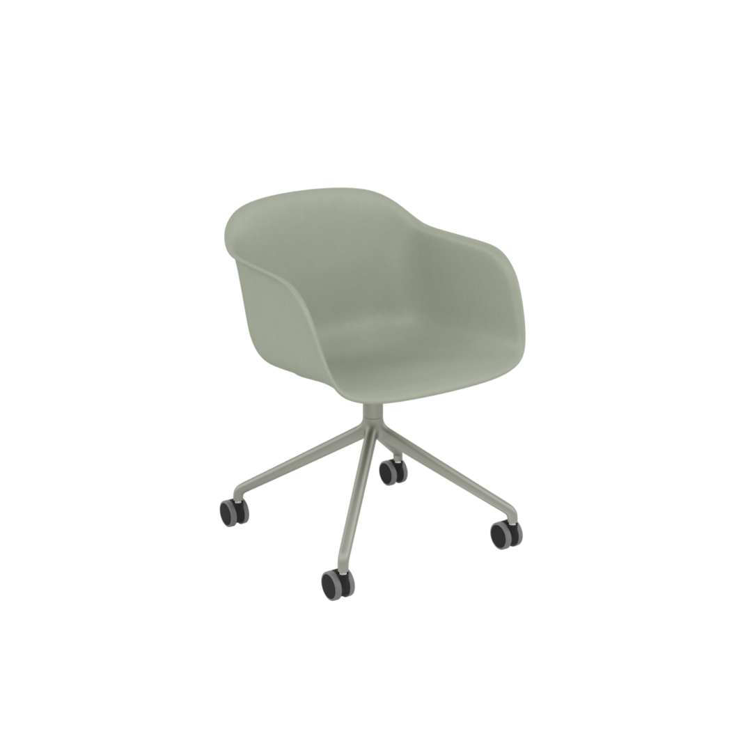 Fiber-Armchair-Swivel-Base-w.-Castors_58988