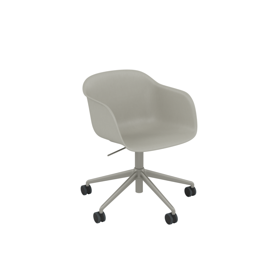 Fiber-Armchair-Swivel-Base-w.-Gas-Lift-and-Castors-58992