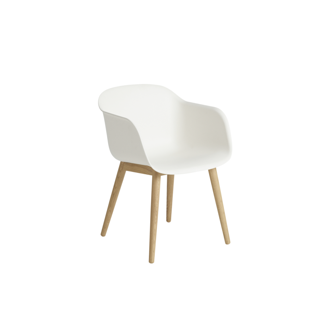 Fiber Armchair - Wood Base