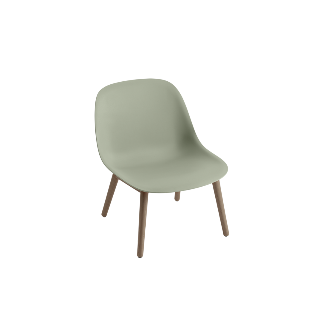 Fiber Lounge Chair - Wood Base Image