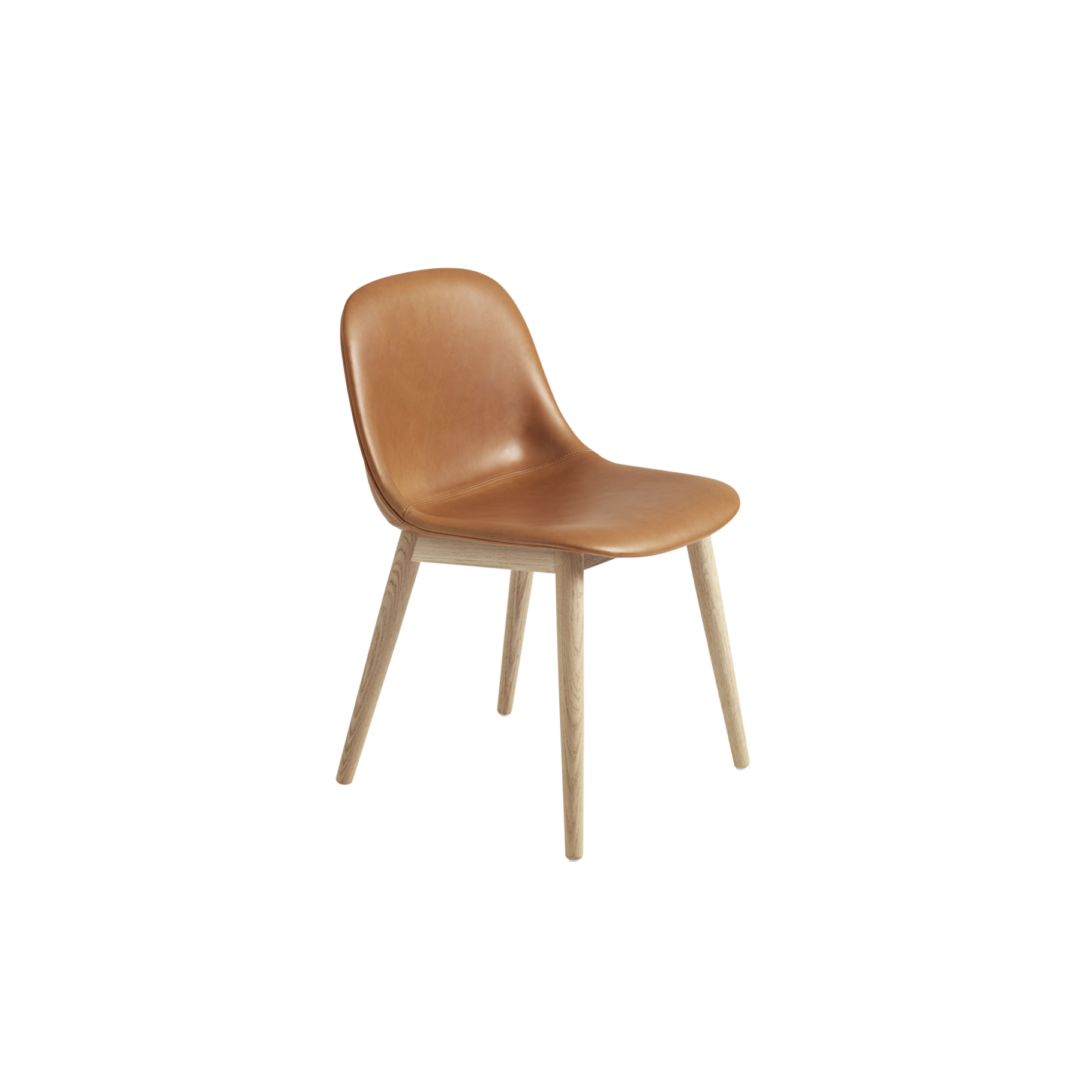 Fiber Side Chair - Wood Base, Upholstered Image