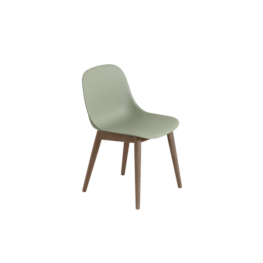 Fiber Side Chair - Wood Base Image