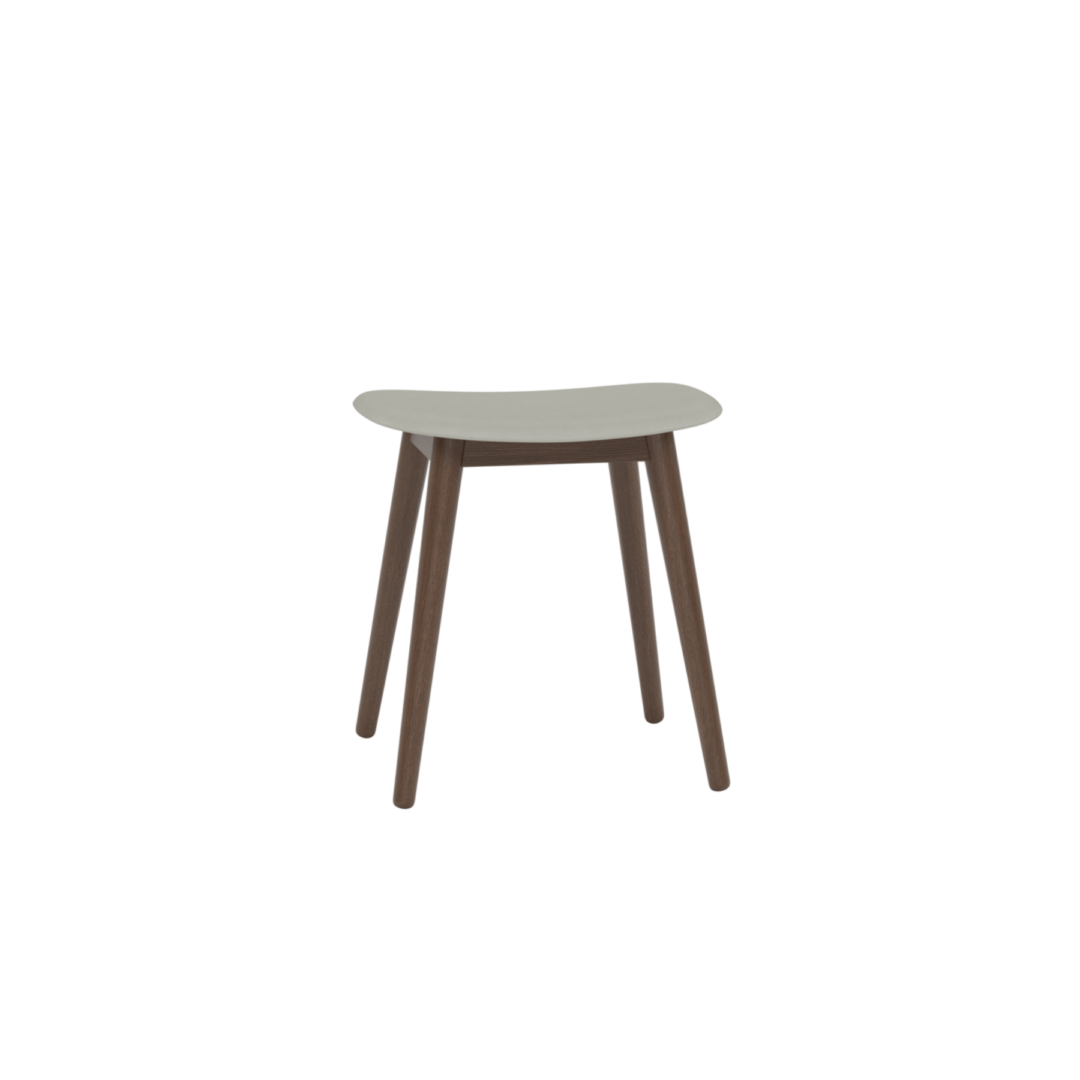 Fiber Stool - Wood Base