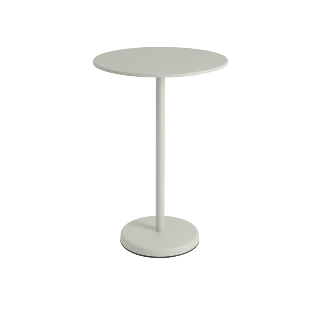 Linear Steel Café Table Ø 70x105cmH