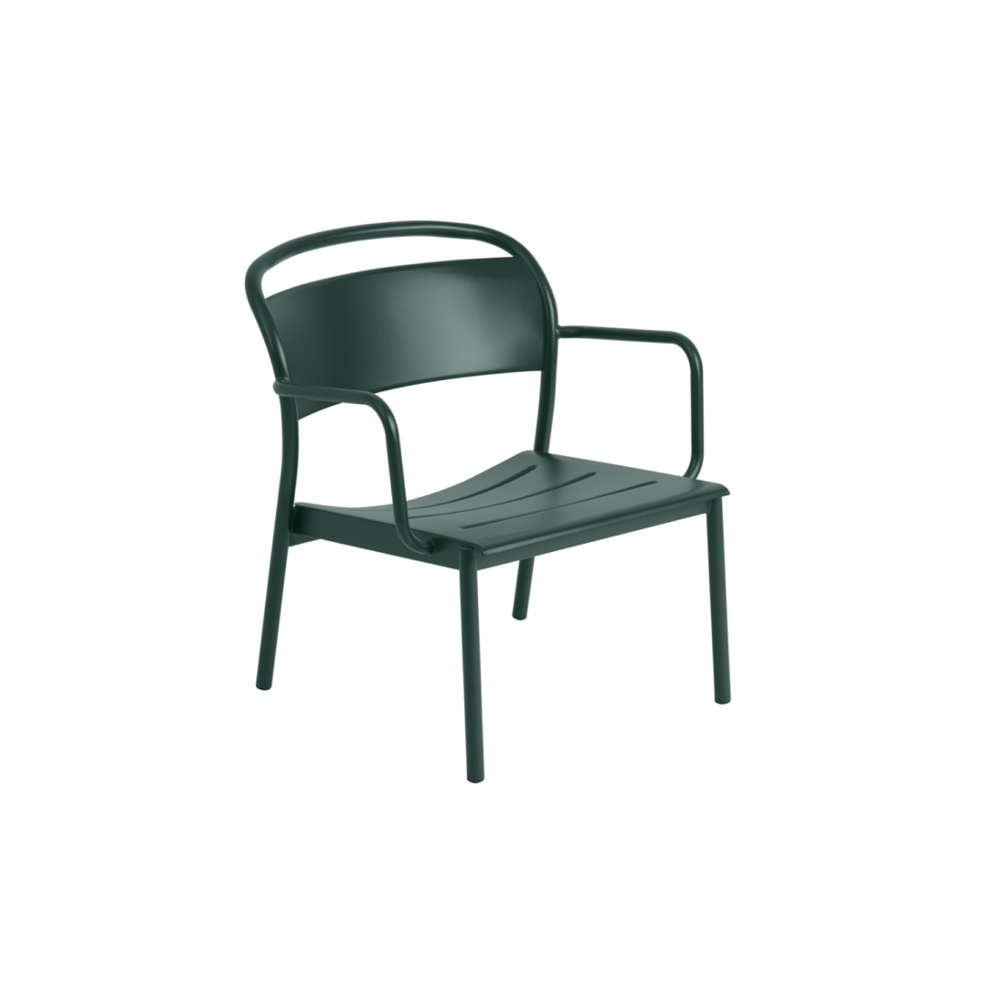 Linear Steel Lounge Armchair