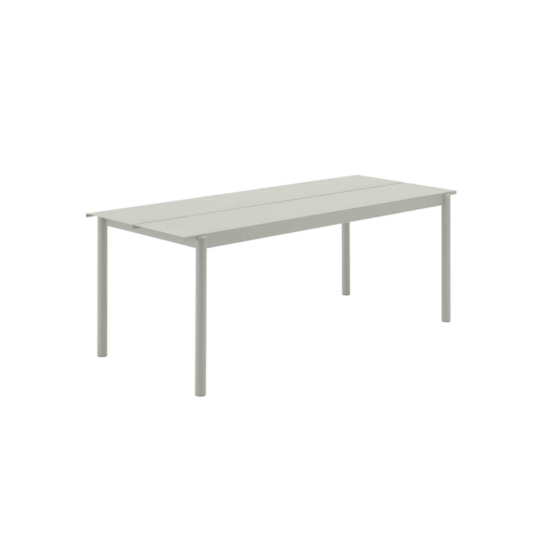 Linear Steel Table, 200x75cm