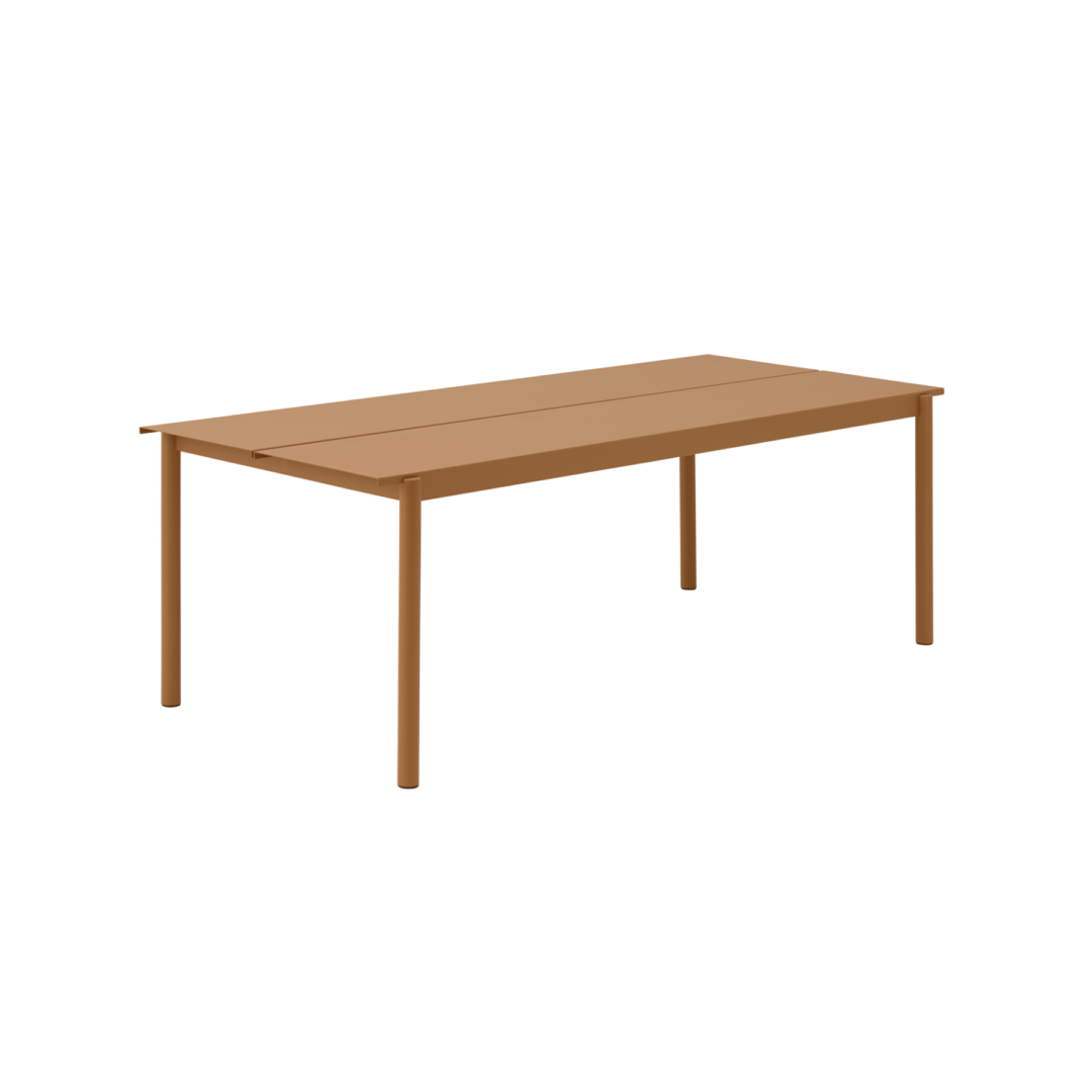 Linear Steel Table, 220x90cm