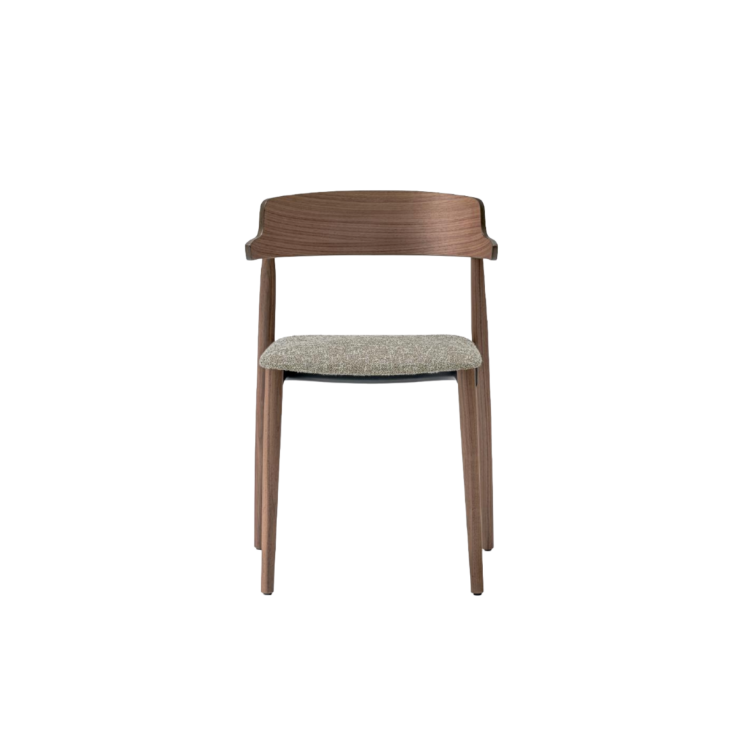 Nemea-Soft-Armchair-with-Upholstered-Seat-Pad-Light-Walnut-with-Beige-Fabric_2829-N-G225