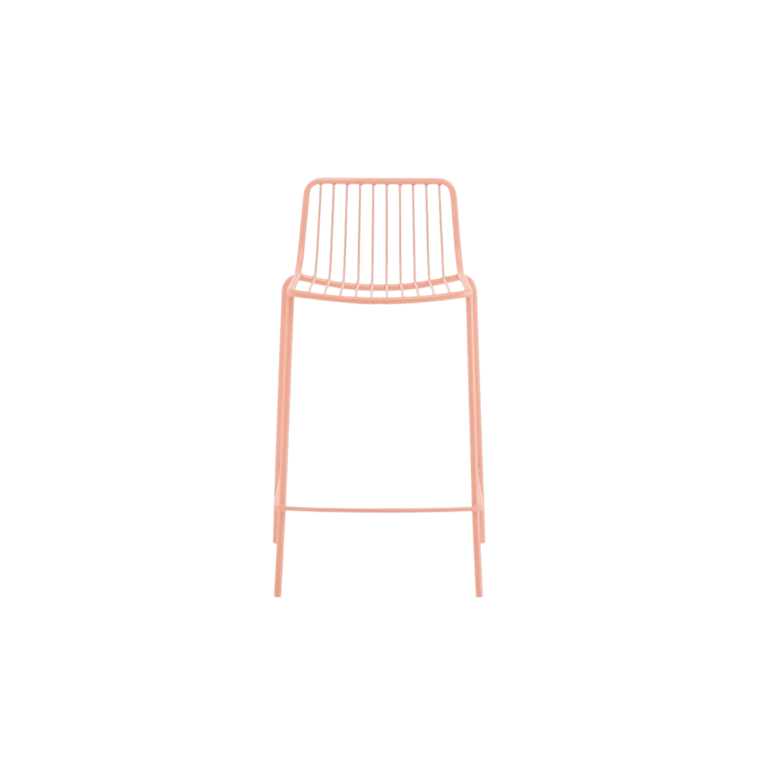 Nolita 4 Leg Low Back Counter Stool