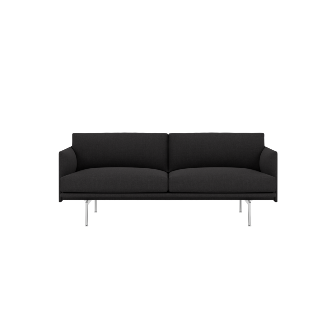 Outline Sofa - 2 Seater, Aluminium Base Image