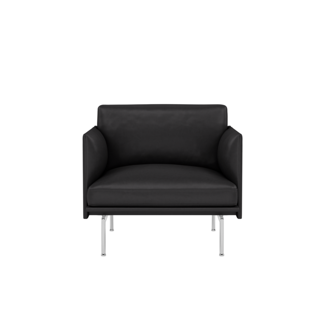 Outline Studio Chair, Aluminium Base Image
