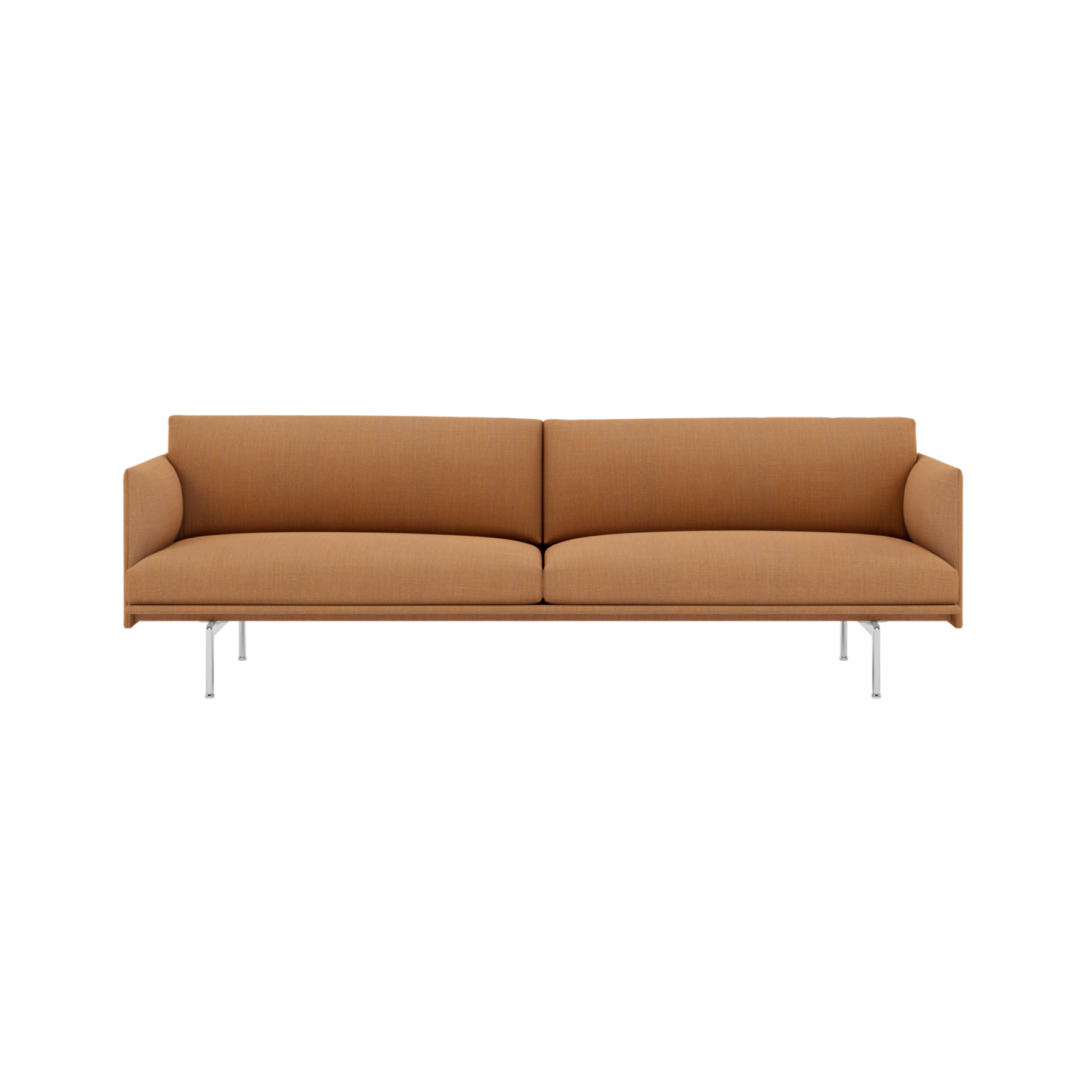 Outline Studio Sofa - 220cm, Aluminum Base Image