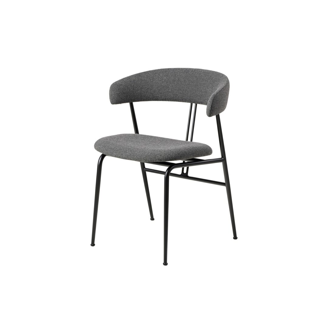 Violin_Dining-Chair_FullyUpholstered_Black-Matt_Hallingdal-65-Kvadrat-173-Standard_GB-23931-HA
