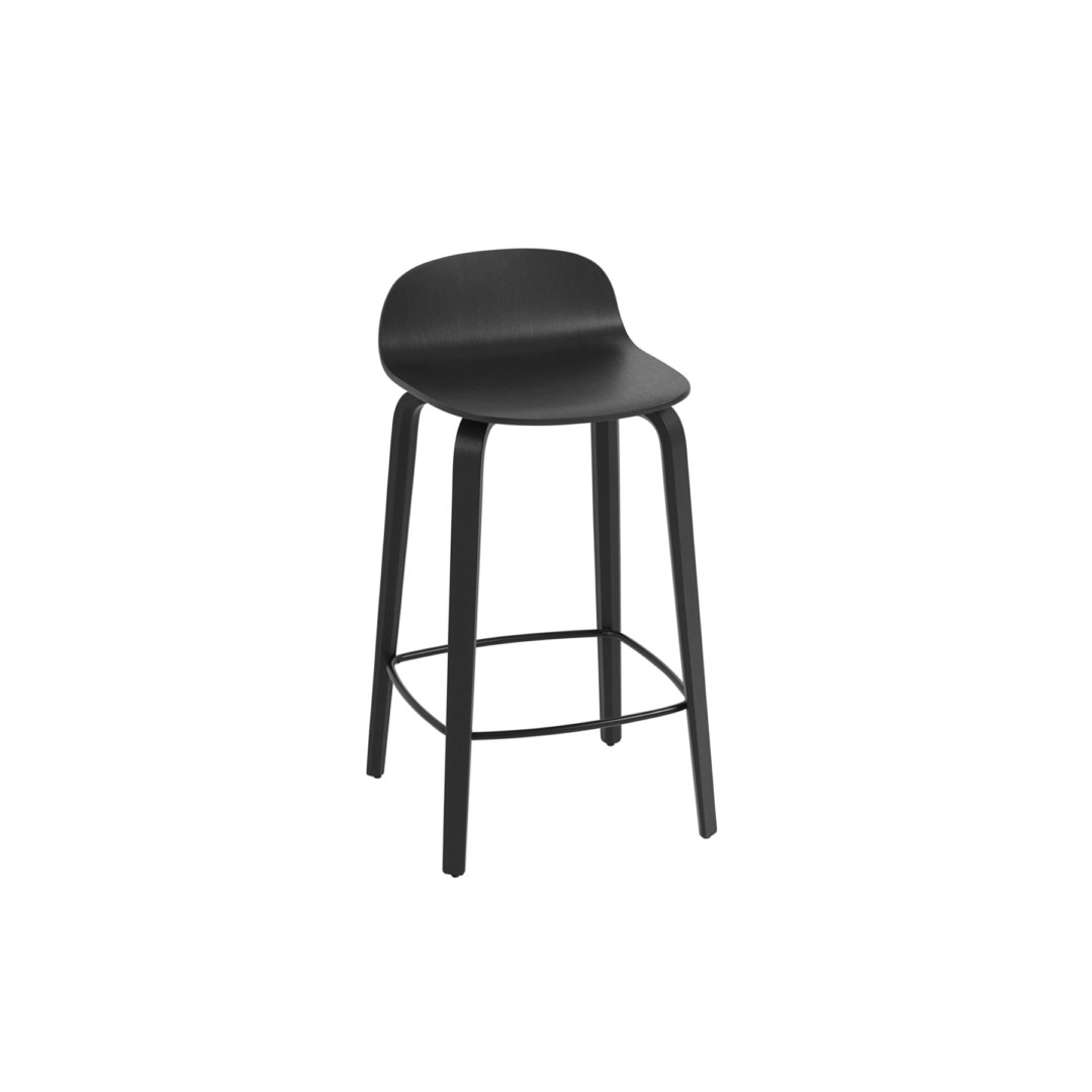 Visu Counter Stool 65cm - Wood Base