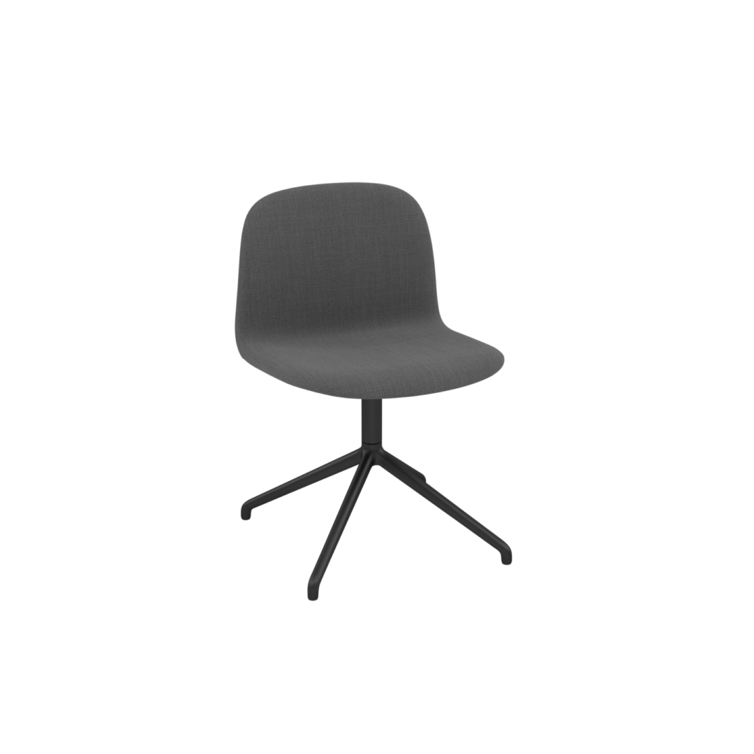 Visu Wide Chair - Swivel Base, Upholstered Image