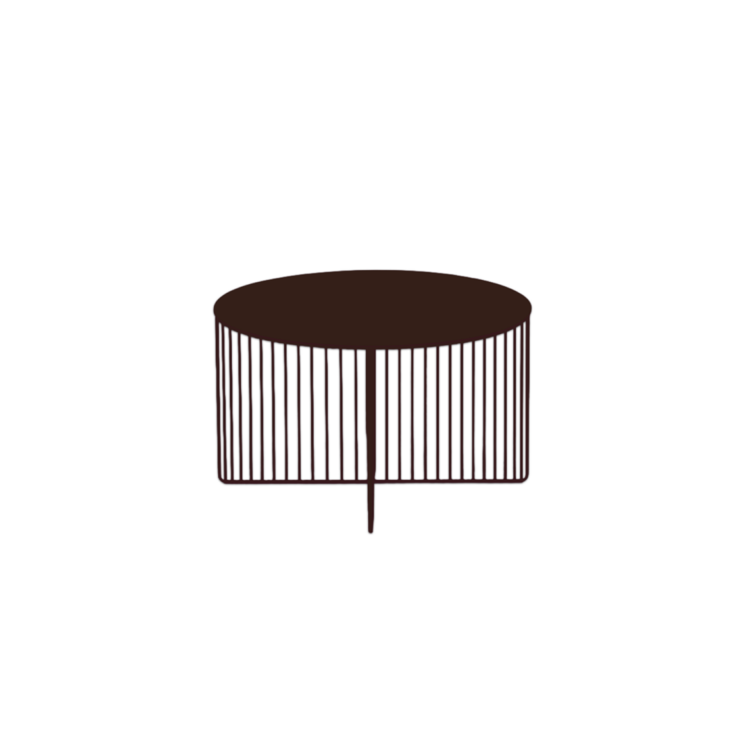 Accursio-Coffee-Table-O-50cm_LA-9042-CHOCO