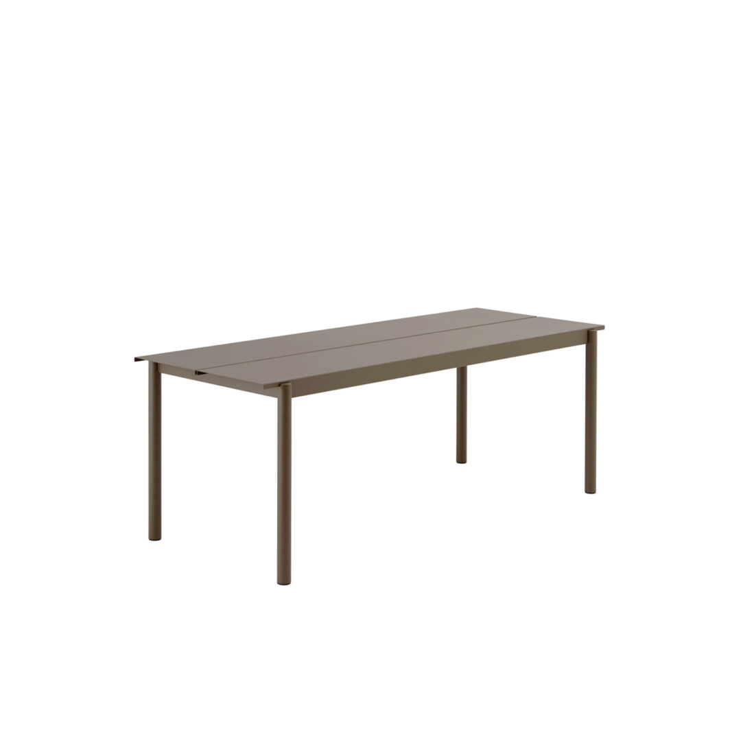 Linear-steel-table-200-x-75-taupe