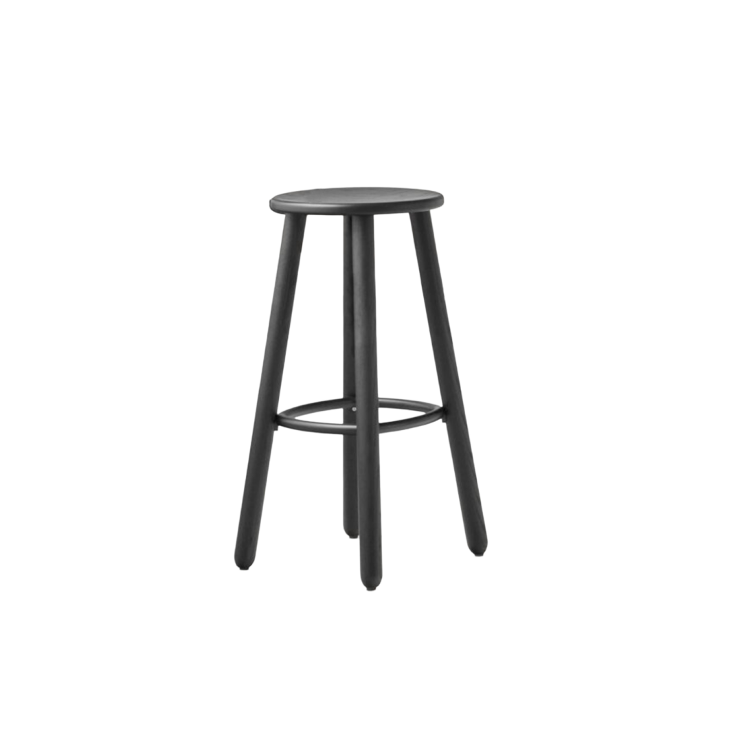 Okidoki 4-Leg High Stool + Footring