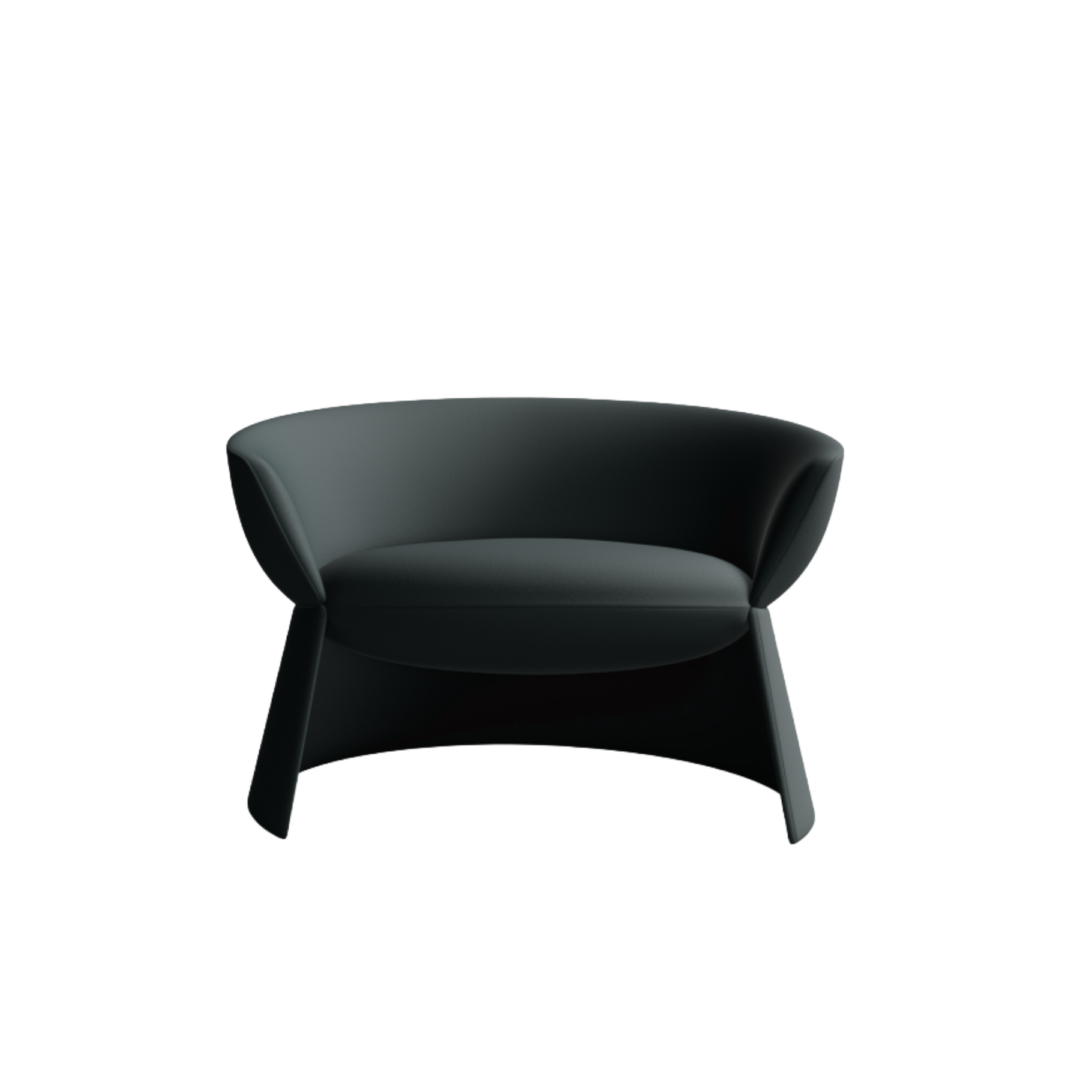 Swale Low Armchair with Upholstered Base Image