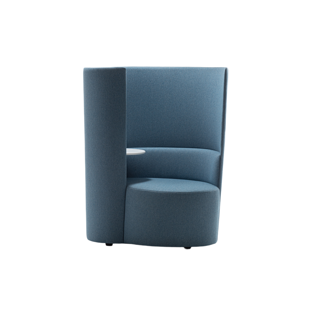 Twirl Armchair with Left Side Table Image