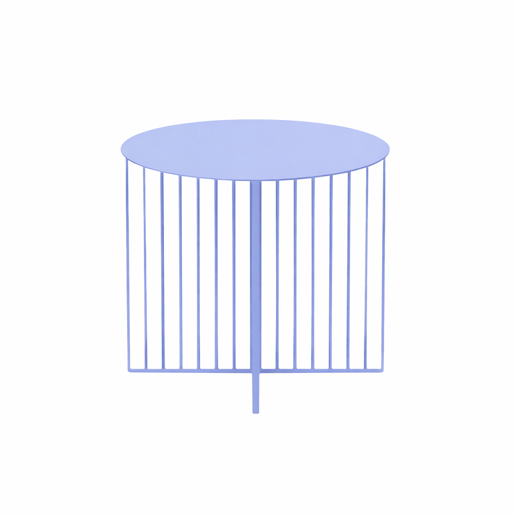 Accursio Coffee Table Ø 60cm,Cornflower_9044