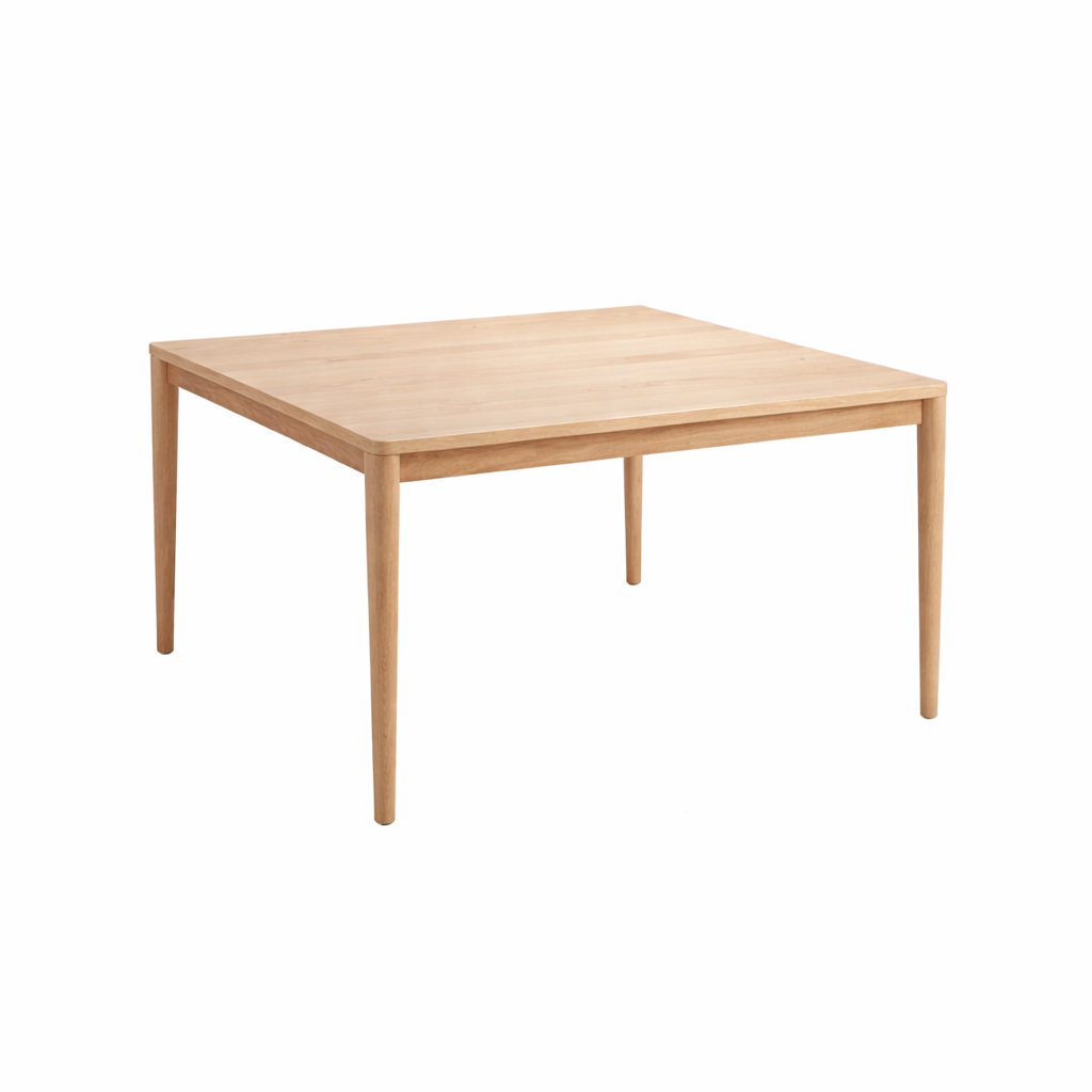 Benson Dining Table, 1200 x 1200mm, Natural American Oak