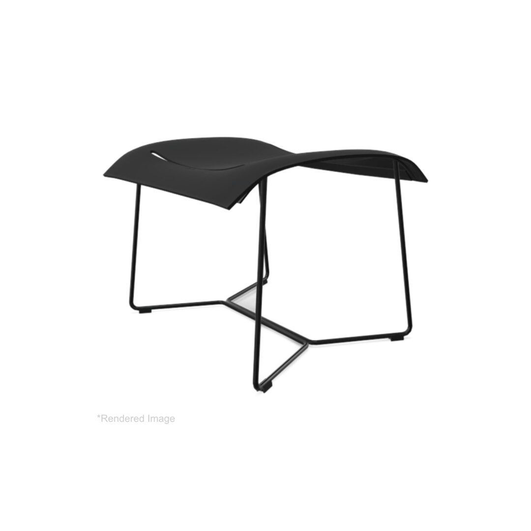 Cuoio-Ottoman-Black