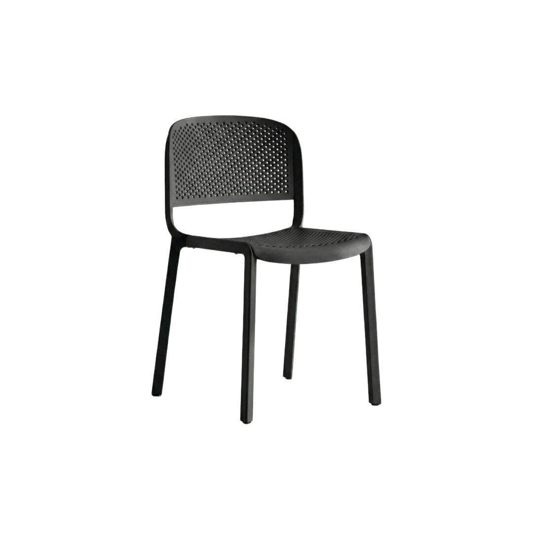 Dome-Perforated-Chair-black