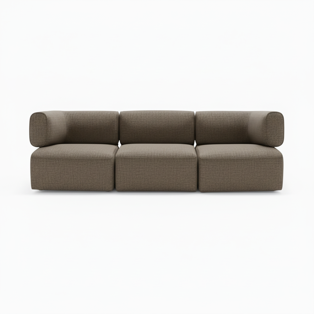 Nhoto Sofa 3 Seater,Geiko Col. 04 Olive