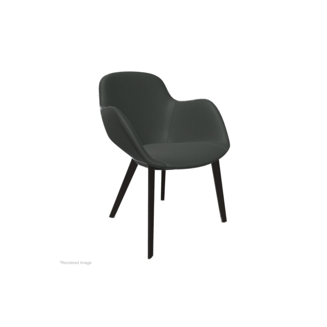 Sheru-Chair-with-arms-Congress-Asphalt-Black-Timber-Legs
