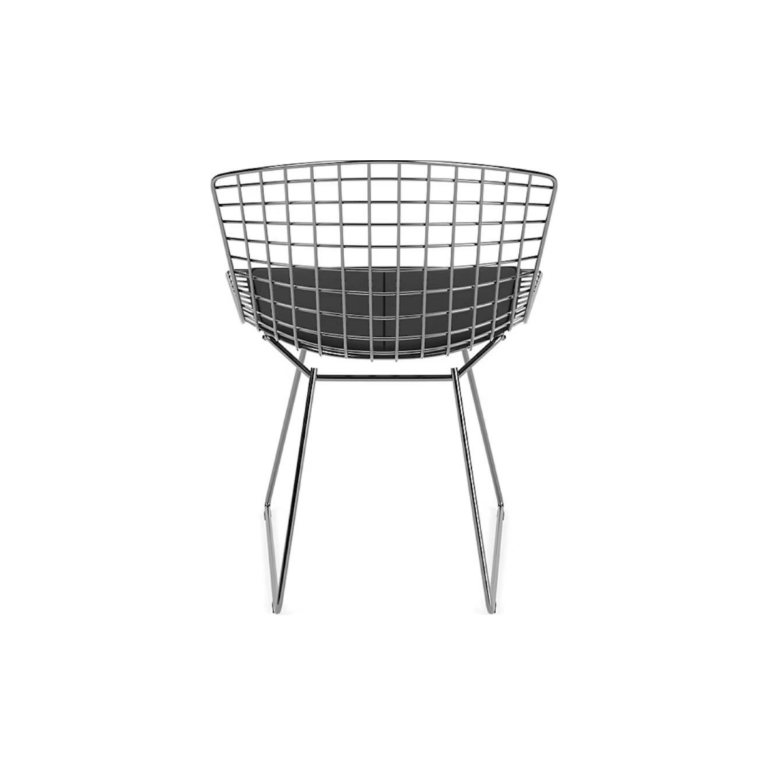 Bertoia-Side-Chair-with-Seat-Pad-Chrome-Black-1