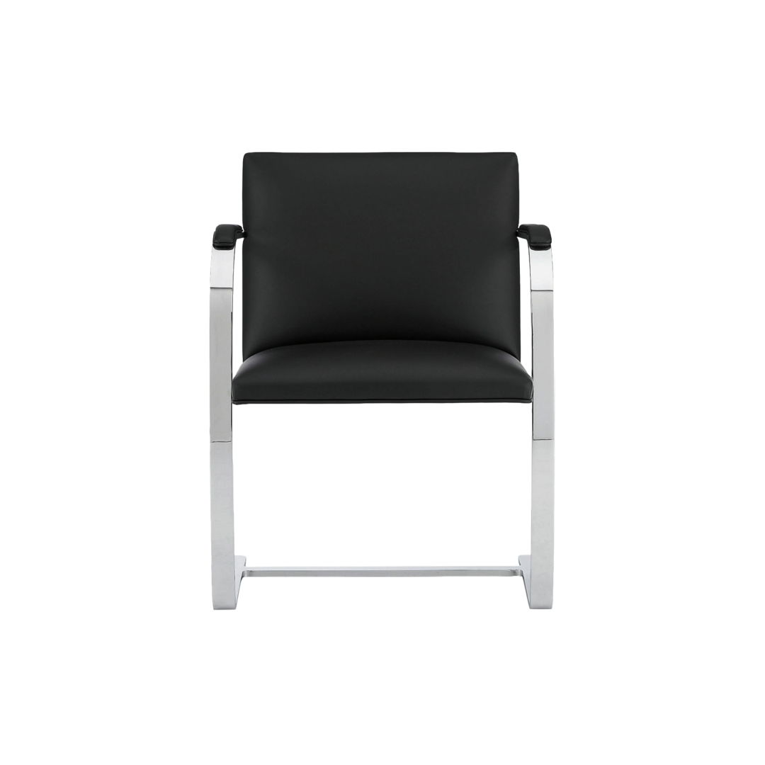 Brno-Armchair-with-Armpads-Black-1