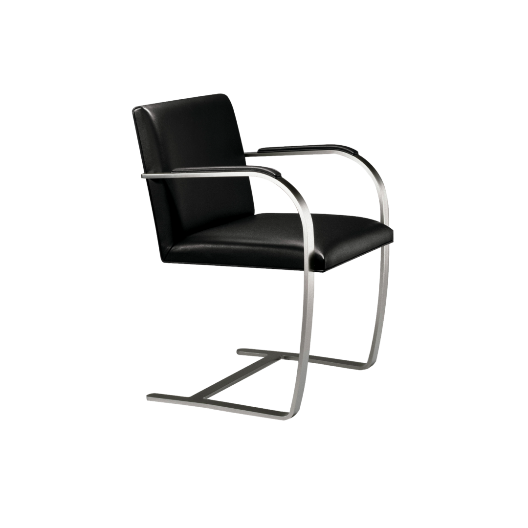 Brno-Armchair-with-Armpads-Black