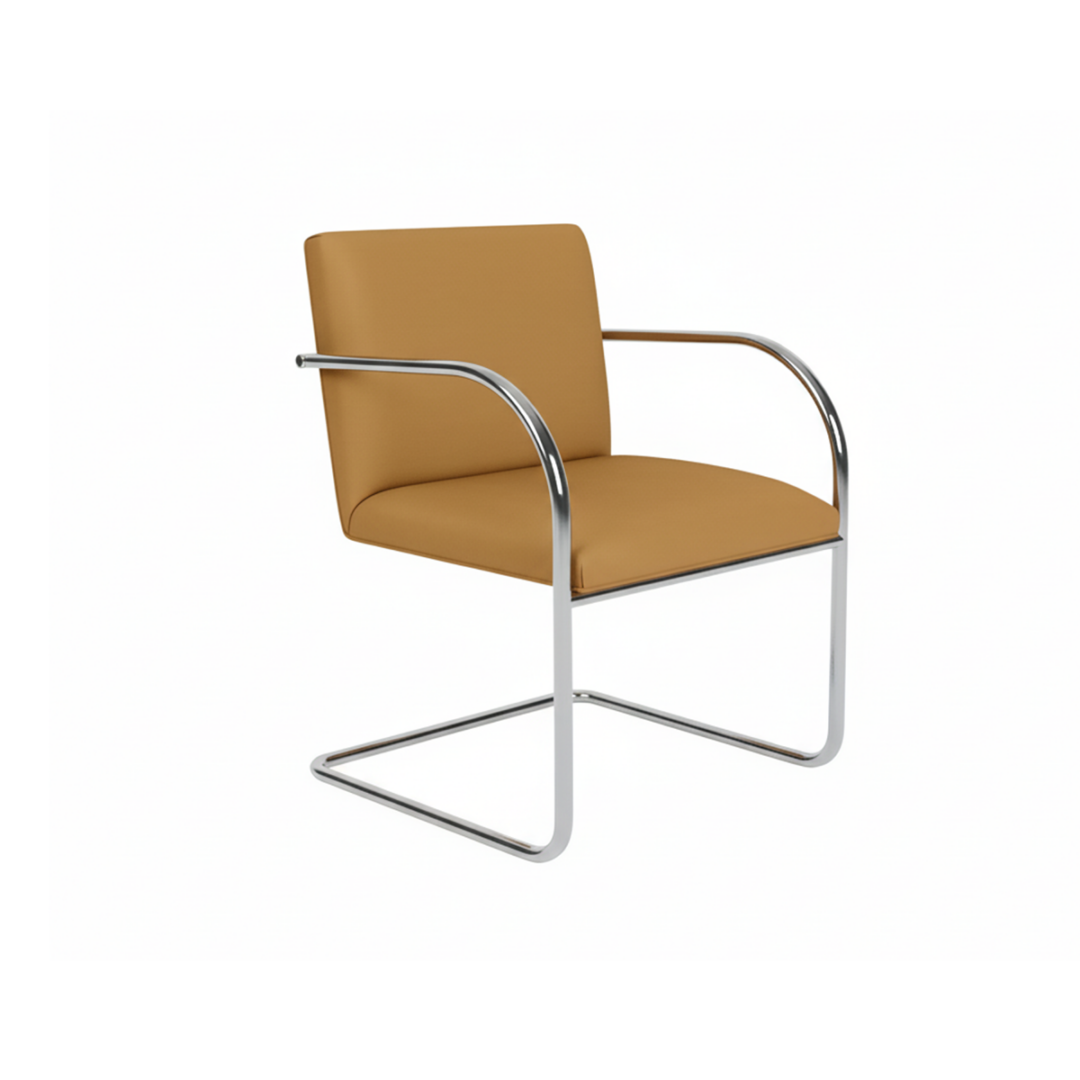 Brno-Armchair-without-Armpads-Doeskin