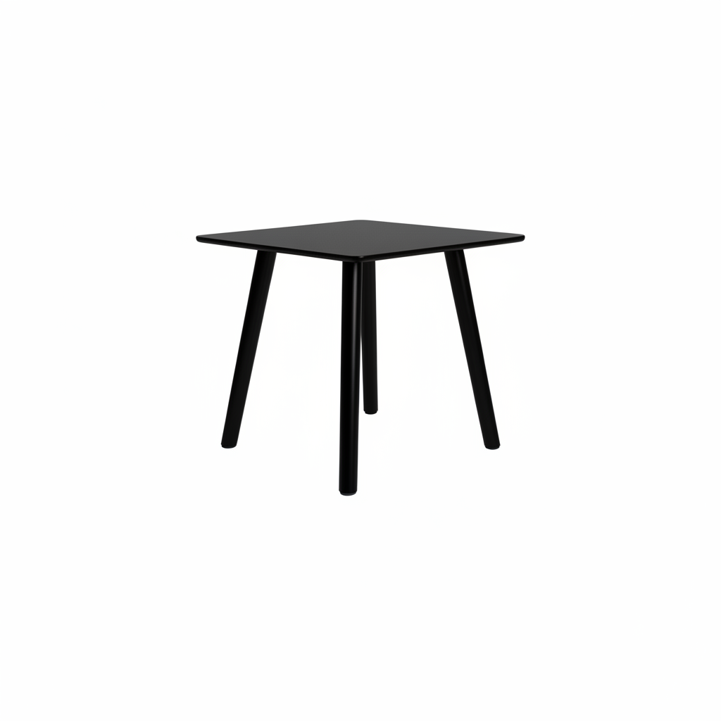 Diva-4-Leg-Frame-Square-Table-Black_DV-1212-4