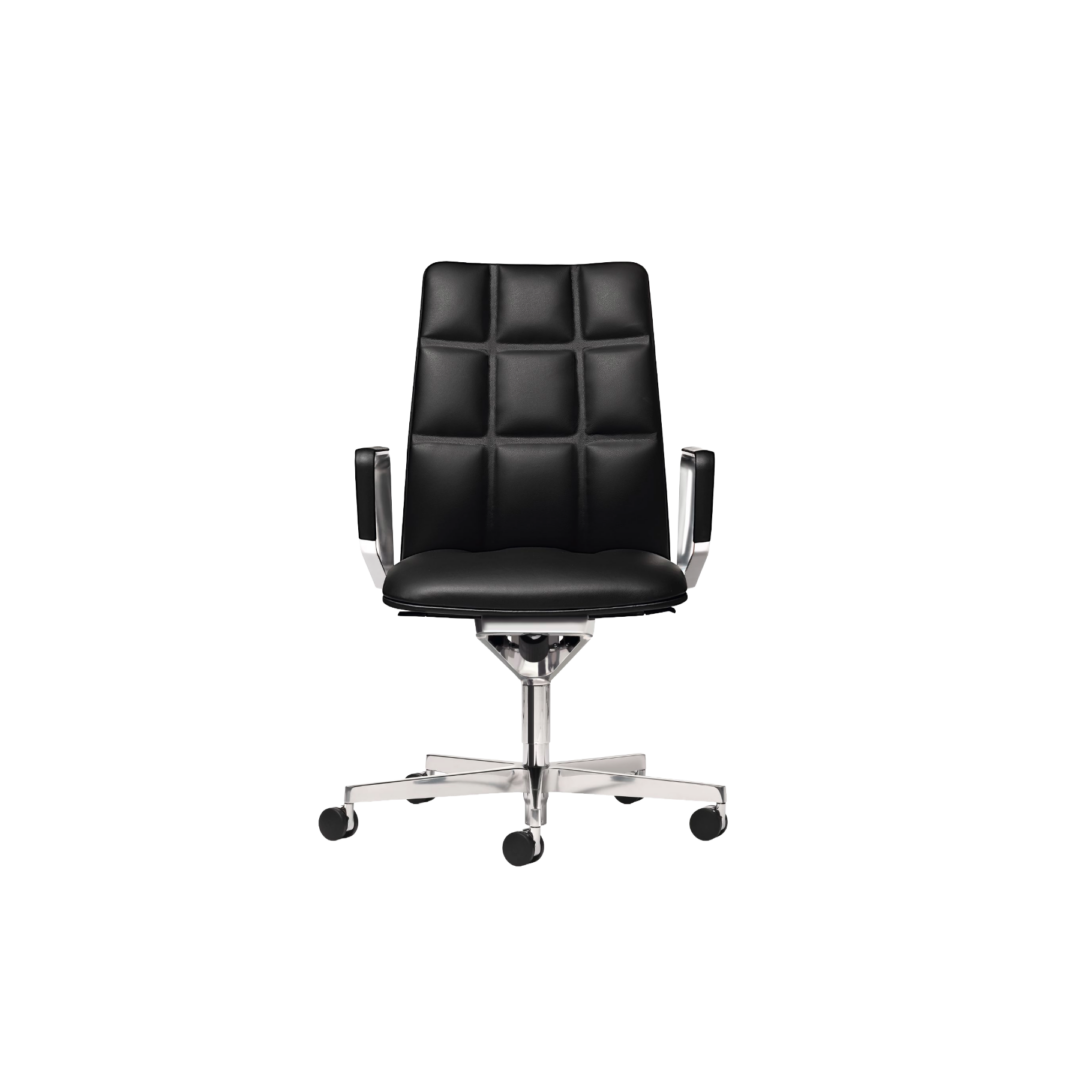 Leadchair-Executive-Mid-Back-Polished-Base-with-Schwarz-Leather