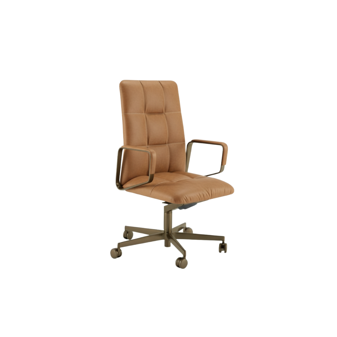 Leadchair-Executive-Soft-Mid-Back-Matt-Bronze-Base-with-Sahara-Leather