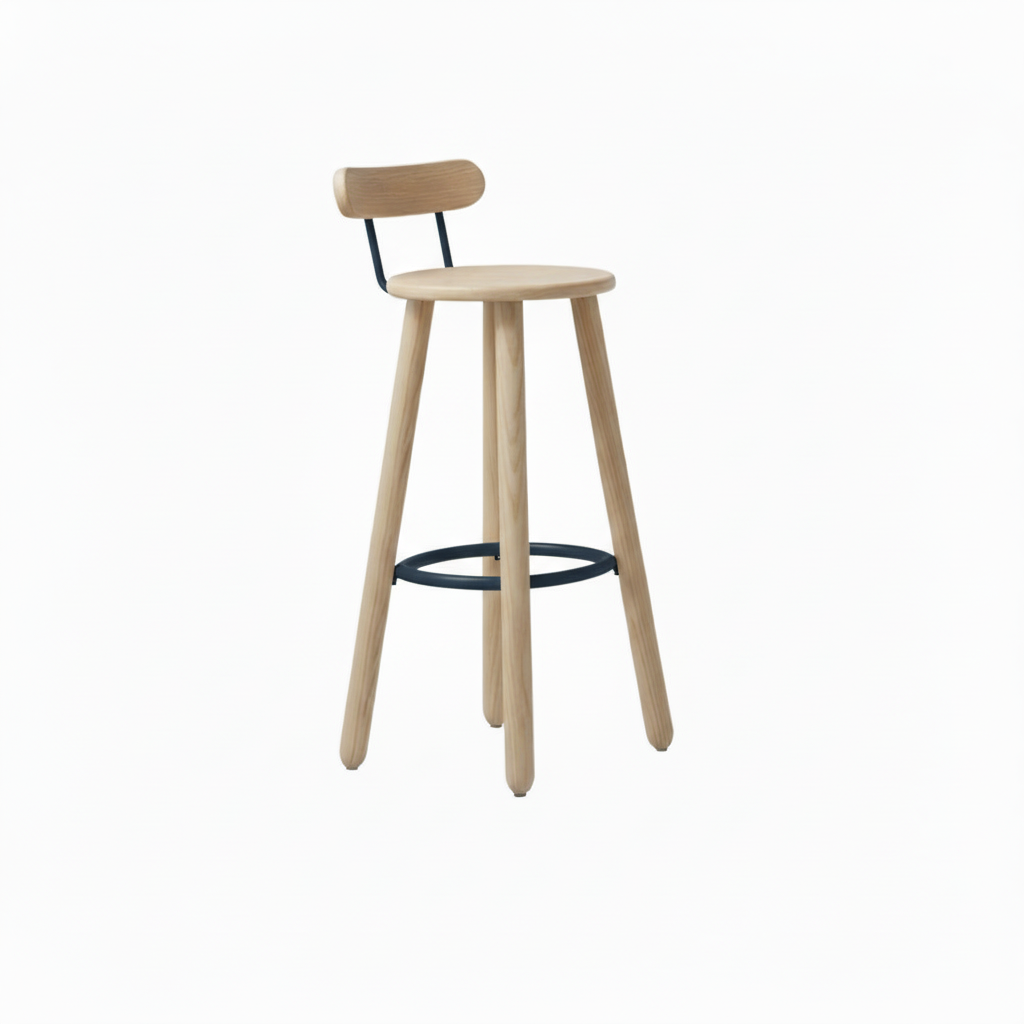Okidoki-4-Leg-High-Stool-Backrest-Natural-Ash-Timber-Nocturnelle