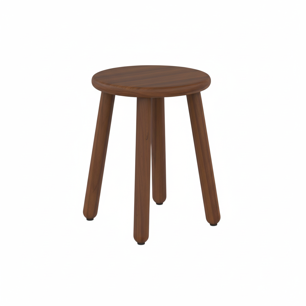 Okidoki-4-Leg-Low-Stool-Stained-Walnut