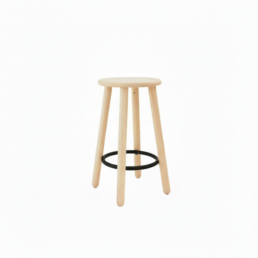 Okidoki-4-Leg-Mid-Stool-Footring-Natural-Ash-Timber-Black
